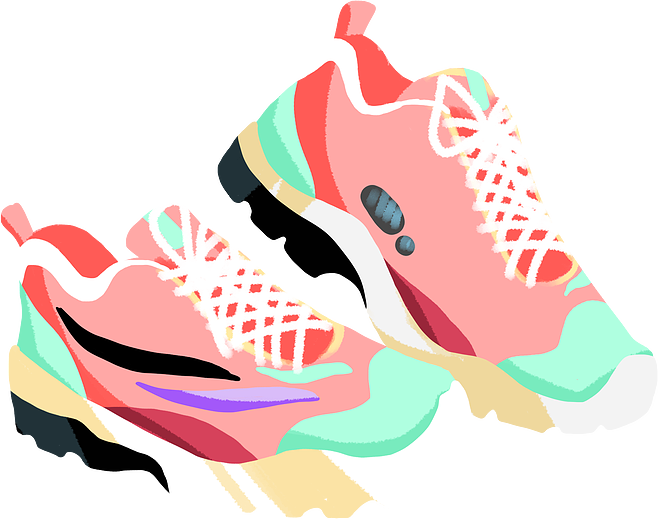 運(yùn)動(dòng)鞋與運(yùn)動(dòng)服 手繪素材的藝術(shù)與設(shè)計(jì)